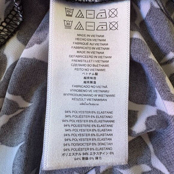 MICHAEL Michael Kors Black White Floral Sheath Dress, Women's Size XL - Picture 10 of 10